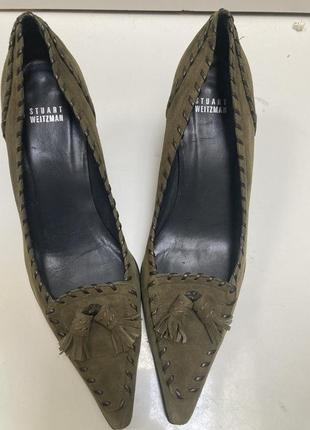 Stuart weitzman замшеві туфлі розмір 39-39,59 фото