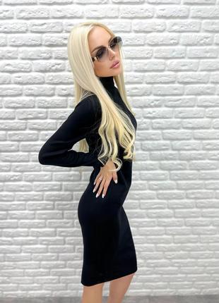 Платье миди из ангоры