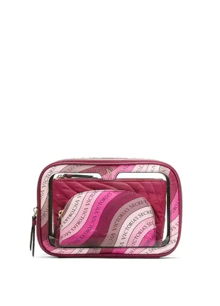 Розовая косметичка victoria's secret 3в1