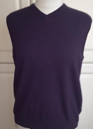 Жилет кашемир m-l 46-48 безрукавка marks and spencer autograph