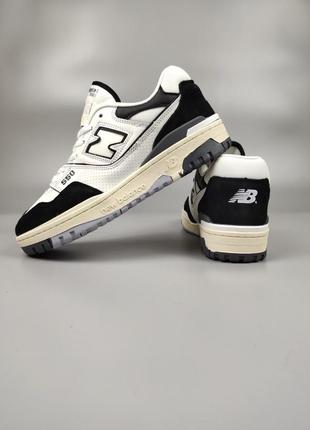 Кроссовки new balance 550 white black rain cloud