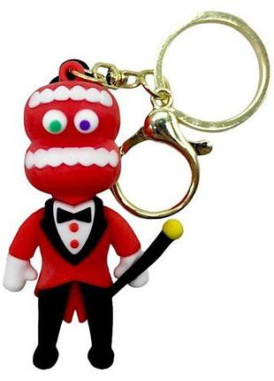 Брелок "дивовижний цифровий цирк digital circus: кейн" гума різнобарв'я