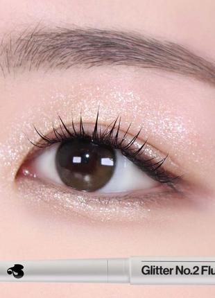 Unleashia блестящий карандаш для глаз pretty easy glitter stick 2 flutter 0,7g автоматический карандаш для глаз кремового оттенка