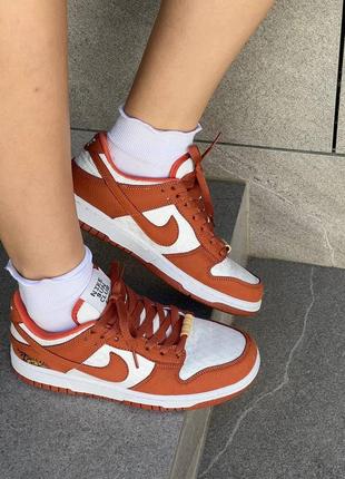 Жіночі кросівки nike sb dunk low wmns sun club burn sunrise v / smb