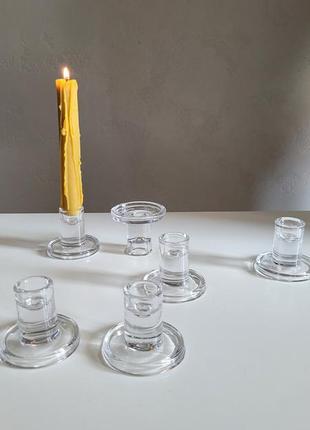 Скляні свічники telosma6 фото