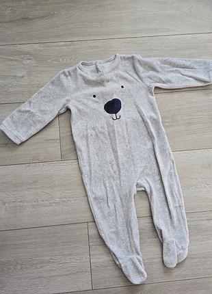 Человечек велюровый