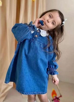 Джинсова сукня zara
