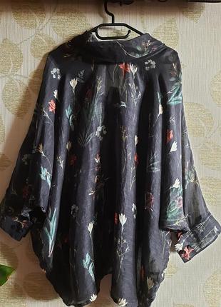 Блуза zephyr lounge wear  шелк+лен 5