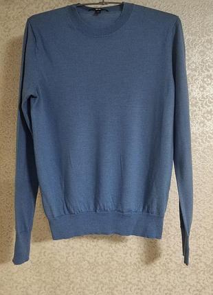 Uniqlo тонкий вовняний вовна шерсть светр джемпер водолазка бренд uniqlo, р.s
