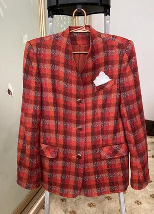 Винтажный пиджак франция 🇫🇷 вовна жакет