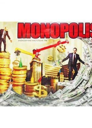 Економічна настільна гра "monopolist" (укр) комбінований різнобарв'я