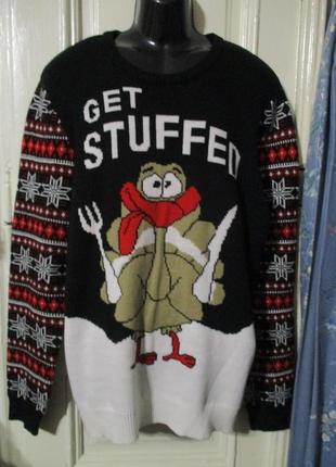 Светр чоловічий.новорічний.разм 2xl