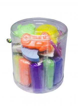 Тісто для ліплення "master do", 18 кольорів пластилін різнобарв'я