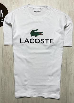 Мужская премиальная футболка lacoste, размер xl