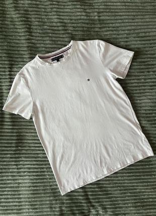 Чоловіча біла футболка, бавовняна біла футболка