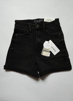 Новые с биркой джинсовые шорты stradivarius,крутые шорты mom fit,шорты с высокой посадкой