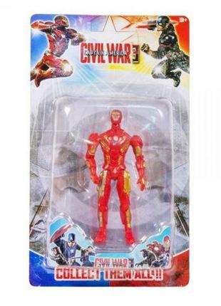 Фігурка "месники: залізна людина" (червоний) пластик червоний