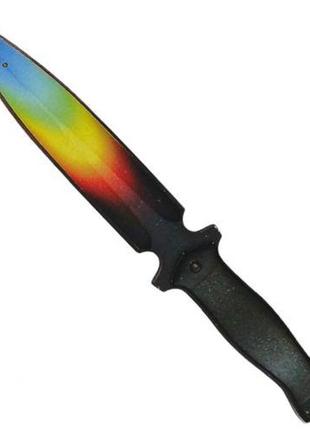 Сувенірний ніж деревʼяний "sting: shade" дерево різнобарв'я