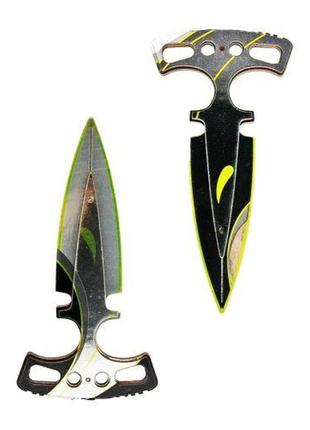 Сувенірні ножі "тичкові: harmony" дерево сріблястий