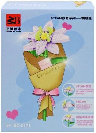 Конструктор "micheliafigo: подарунковий букет" пластик рожевий