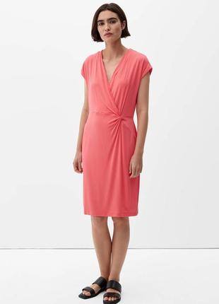 Коралова сукня на запах плюс сайз s.oliver black label