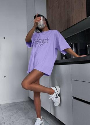 Женская футболка оверсайз nike2 фото