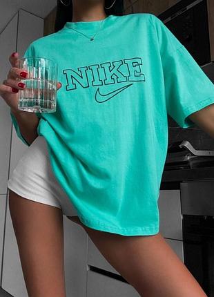 Женская футболка оверсайз nike8 фото