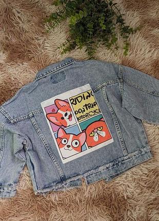 Модные детские джинсовые курточки 5