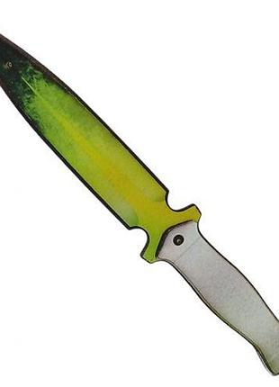 Сувенірний ніж деревʼяний "sting: shroud" дерево різнобарв'я