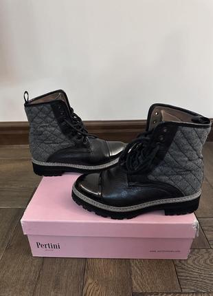 Кожаные ботинки “pertini”