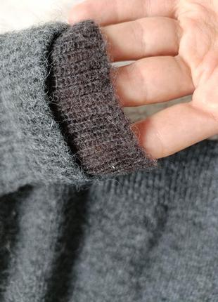 Трикотажный свитер с полупрозрачной вставкой от zara, размер xl7 фото