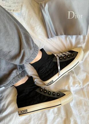 Dior sneakers high black premium