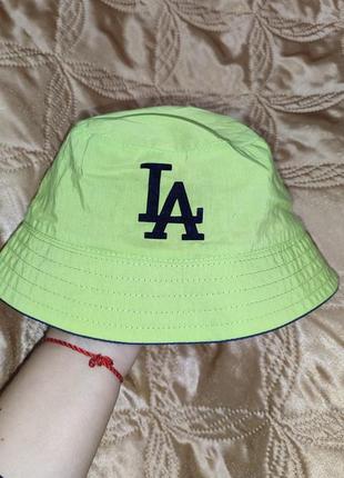 Зеленая панамка кепка шляпка la для мальчика