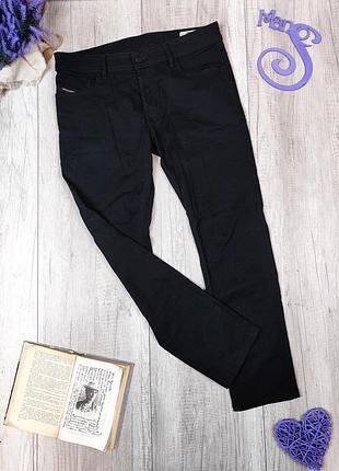 Мужские джинсы diesel sleenker slim skinny чёрные размер w33 l34