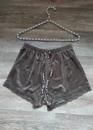 Піжамка теплі шортики плюш