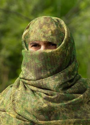 Маскировочный шарф-сетка sfvs 2.0 pencott green