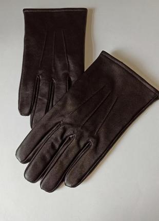 Кожаные новые мужские перчатки debenhams