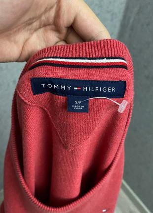 Кораловий светр від бренда tommy hilfiger5 фото