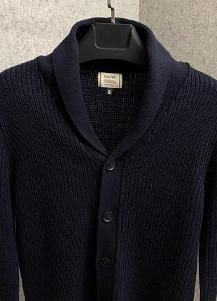 Синий свитер от бренда george3 фото
