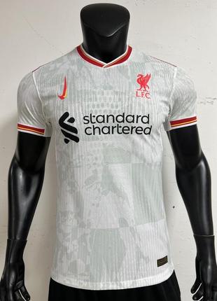 Футболка леверпуль найк 24/25 игровая версия футбольная форма liverpool nike third
