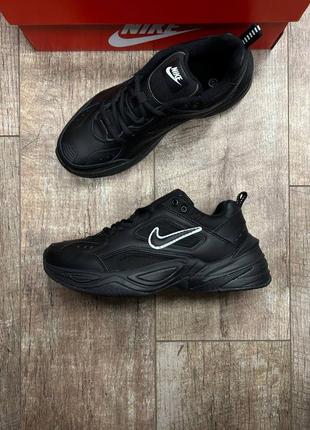 Кросівки чоловічі nike m2k tekno all black2 фото