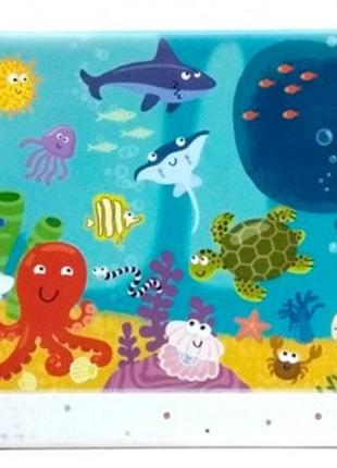 Детский пазл дно океана, 80 элементов 26х15х5 см dodo разноцветный (2000002423430)