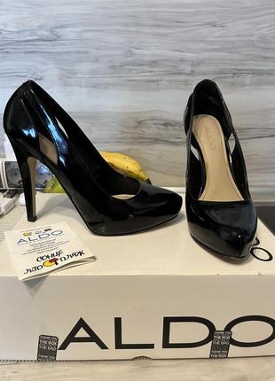 Туфли aldo 36 размер лаковая кожа