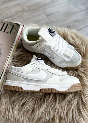 Женские кроссовки nike low jumbo white gum