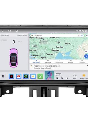 Магнітола lesko для volkswagen crafter i рестайлінг 2011-2017 9" 4/64 qled carplay 4g wi-fi gps 360 prime