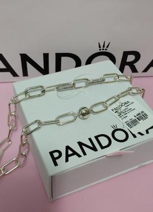 Серебряное ожерелье колье