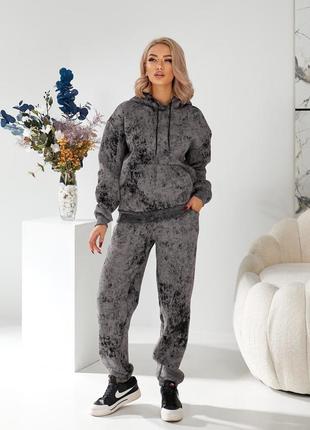 Теплый женский спортивный костюм варенка (зима 2025❄️)
