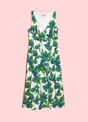 Шикарное платье karen millen 50s retro casual holiday dress - s