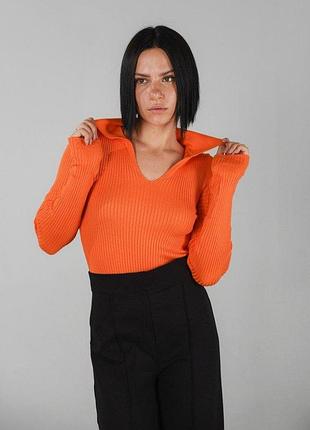 Женский кофта  оранжевый ра4991