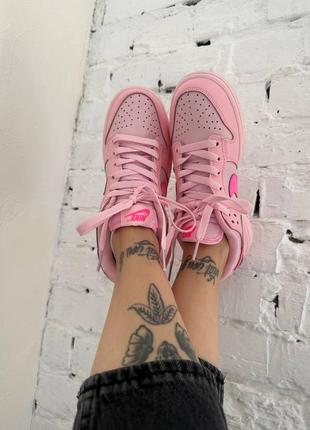 Жіночі кросівки nike low «triple pink»2 фото